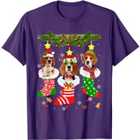 T-shirt de Noël pour homme, amateur de Beagle