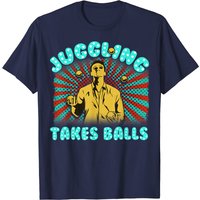 T-shirt Juggler Juggling Takes Balls pour hommes — T-shirts pour hommes