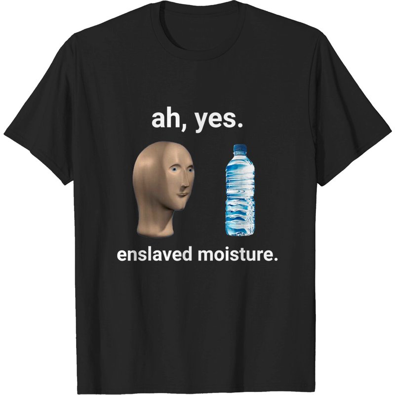 T-shirt Weird Faces Ah Yes Enslaved Moisture pour hommes — T-shirts pour hommes