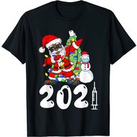 T-shirt de Noël 2021 du Père Noël afro-américain — T-shirts pour hommes