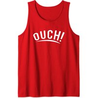 Mens Ouch! Epic Chad Muscle Meme Tank Top