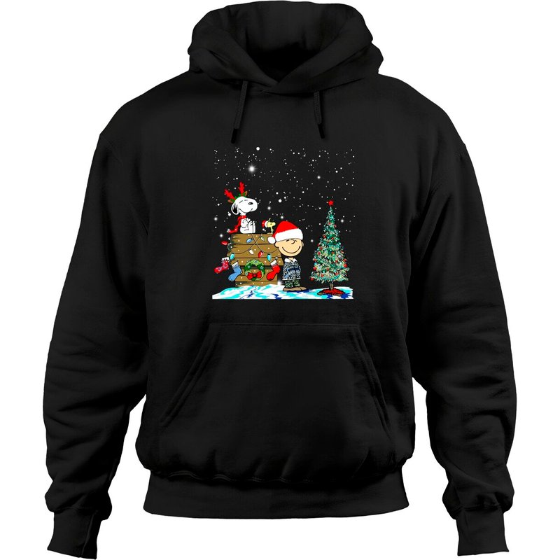 Hoodie de Noël Cartoon Charlie Brown pour Unisexe — Sweats à capuche pour hommes