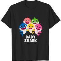 Pinkfong Baby Shark Family T-shirt for Men - Black