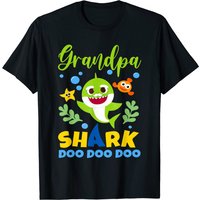 Grandpa Shark Family Matching T-Shirt for Men