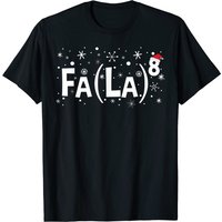 Math Teacher Christmas Fa La 8 T-Shirt for Men
