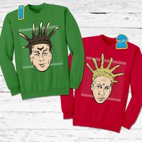Sweat à col rond de Noël moche Matching Island Boy — Sweats à capuche pour hommes