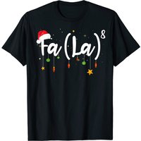 T-shirt FA 8 Noël Santa Fa La Math pour hommes — T-shirts pour hommes