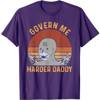 T-shirt Harder Daddy Govern Me Harder Daddy Vintage pour hommes — T-shirts pour hommes