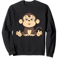 Sweat à Capuche Unisexe Noir Monkey
