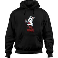 Hoodies Evil Bunny Unisexe en Noir — Sweats à capuche pour hommes