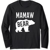 Mamaw Bear Gifts for Grandma Long Sleeve Unisex T-Shirt