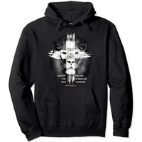 Hoodie Unisexe Lion Cross Jésus Chrétien