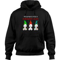 Mon Couleur Préférée Est les Lumières de Noël Hoodie Unisexe