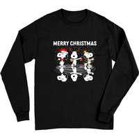 T-shirt à manches longues Snoopy Noël pour unisexe