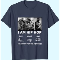 T-shirts I Am Hip Hop pour hommes en noir