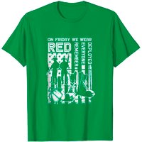 T-shirt militaire Vendredi Rouge On Friday We Wear Red — T-shirts pour hommes