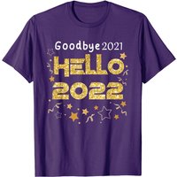 T-shirt pour hommes Goodbye 2021 Hello 2022 — T-shirts pour hommes