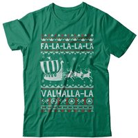 T-Shirt de Noël Viking Fa La La La Valhalla pour Hommes — T-shirts pour hommes