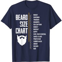 T-shirt Mesure de Barbe pour Hommes - Suivi de Croissance