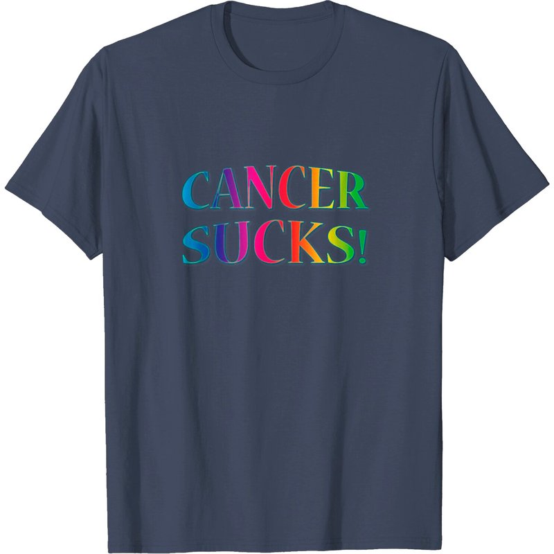 T-shirt Cancer Sucks pour hommes - Noir — T-shirts pour hommes