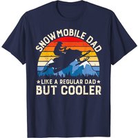 T-shirt pour homme Snowmobiling Dad