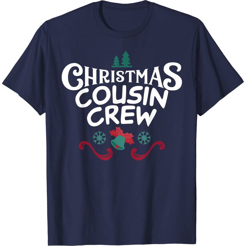 T-shirt de Noël Cousin Crew Santa pour hommes — T-shirts pour hommes