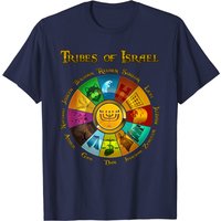 T-shirts pour hommes Hébreux Israélites en noir — T-shirts pour hommes