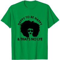 T-shirt pour hommes Nappy Hair - Heureux d'être Nappy — T-shirts pour hommes