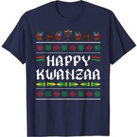T-shirt Joyeuse Kwanzaa Noël Fête Africaine pour Hommes — T-shirts pour hommes
