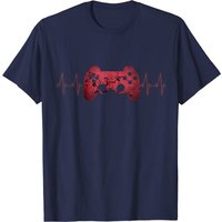 T-shirt Gamer Heartbeat Vidéos pour Hommes