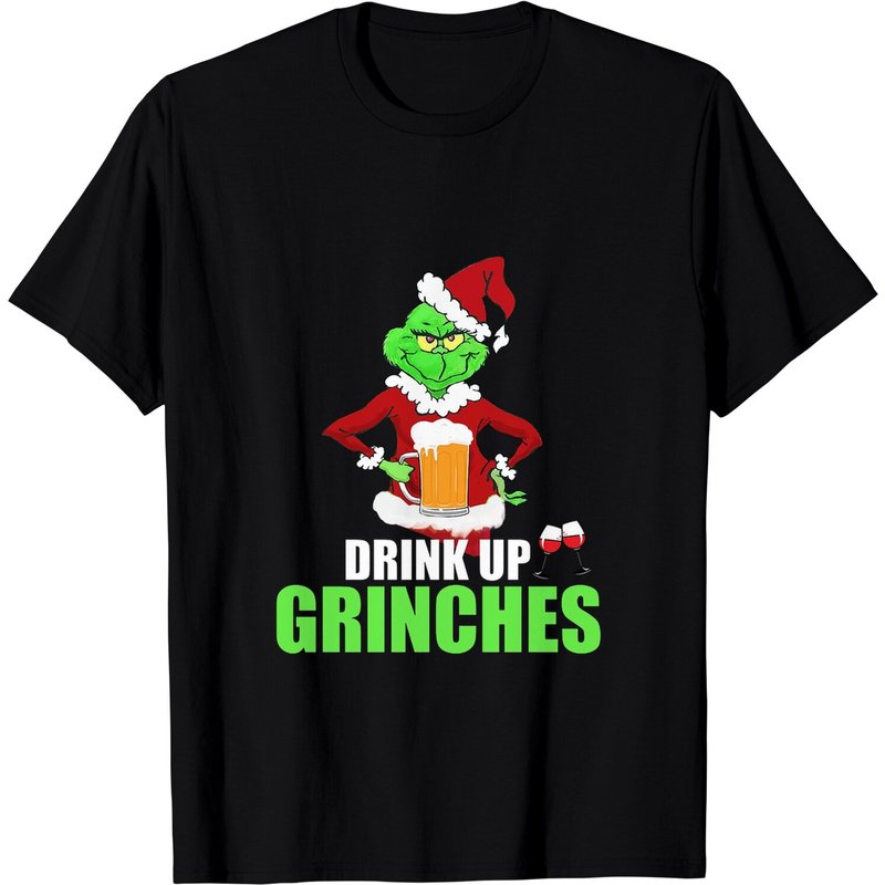 T-shirts de Noël Drink Up Grinches pour hommes — T-shirts pour hommes