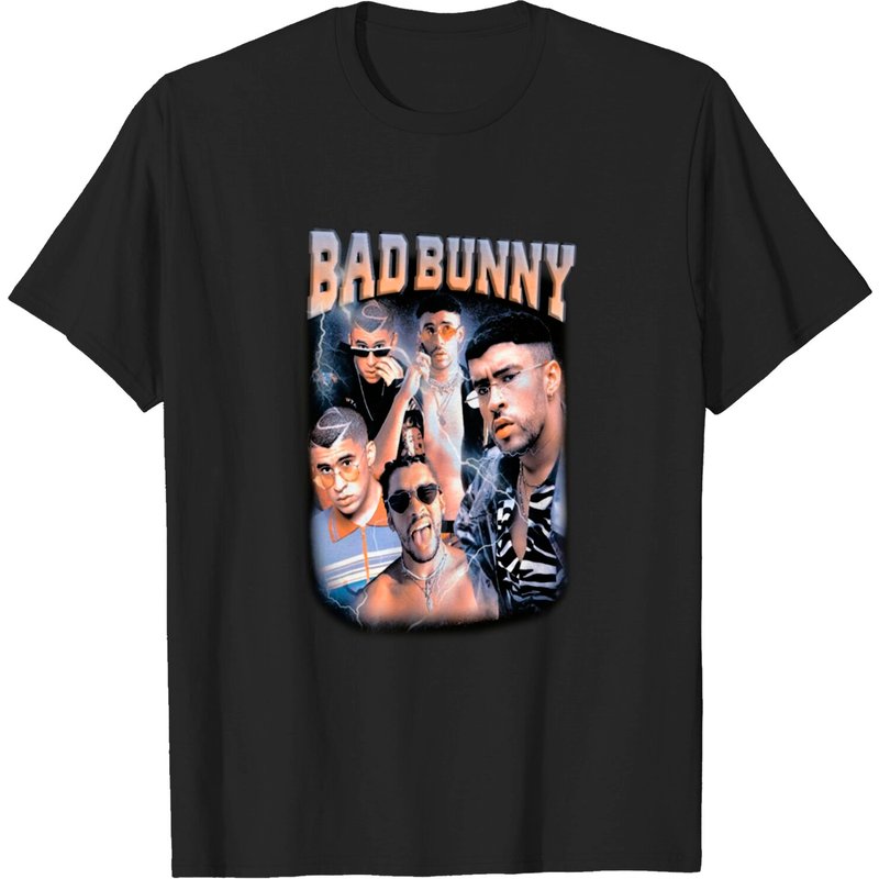 T-shirt Vintage Heavy Metal Bad Bunny pour hommes — T-shirts pour hommes