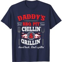 T-shirt Chillin and Grillin Barbecue BBQ pour hommes