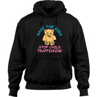 Save Our Children Hoodie End Child Trafficking Now Pullover — Mens Hoodies