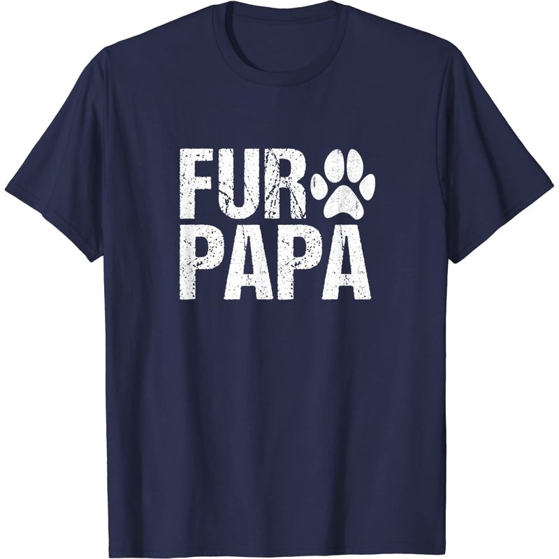 Fur Dad T-Shirt for Men - Funny Pet Lover Dog Dad Shirt — Mens T Shirts
