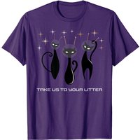 Atomic Cat T-shirt MCM Atomic UFO Space Cat for Men — Mens T Shirts