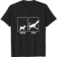 Maligator Dog T-Shirt for Men in Black