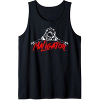 Maligator Tank Top for Men in Black
