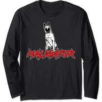 Maligator Long Sleeves Unisex T-Shirt in Black