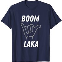 T-shirt Shaka Boom Laka pour hommes en noir — T-shirts pour hommes