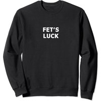 Sweatshirt Unisexe Noir Fets Luck — Sweats à capuche pour hommes
