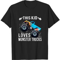 Kids This Kid Loves Monster Trucks T-Shirt for Men