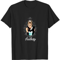T-Shirt pour Hommes Audrey Hepburn en Noir — T-shirts pour hommes