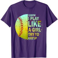 T-Shirt de Softball pour Hommes - Royal