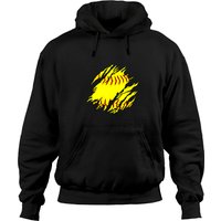 Hoodie Pullover Cool Girls Rouge avec Broderies de Softball