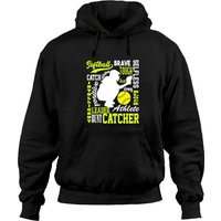 Hoodie Silhouette Softball pour Filles - Design Unisexe — Sweats à capuche pour hommes