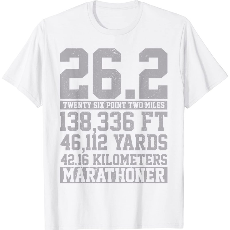 Marathon T-Shirt - 26.2 Miles Running Shirt for Men — Mens T Shirts