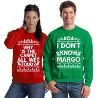 Pourquoi le tapis est-il tout wed Todd Je ne sais pas Margo Sweatshirt de Noël