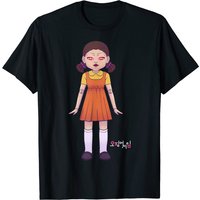 Squid Game Doll Logo T-Shirt for Men