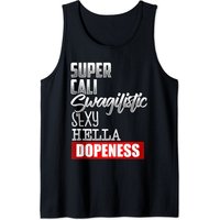 Super Cali Swagilistic Fitness Gym Tank Top for Men